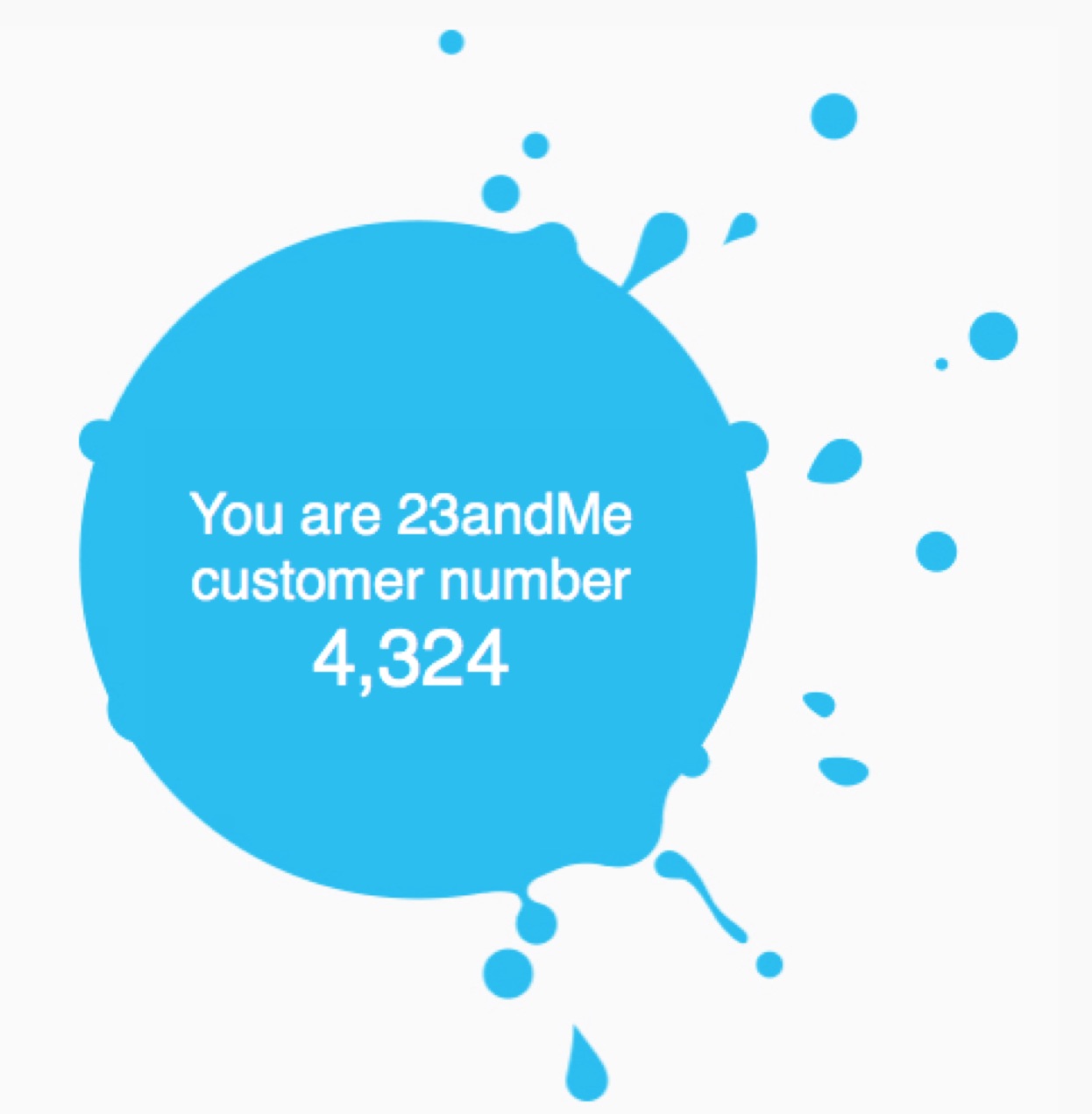 Customer number 4324